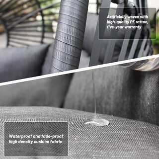 High Quality Outdoor Indoor Wicker Swing Egg chair