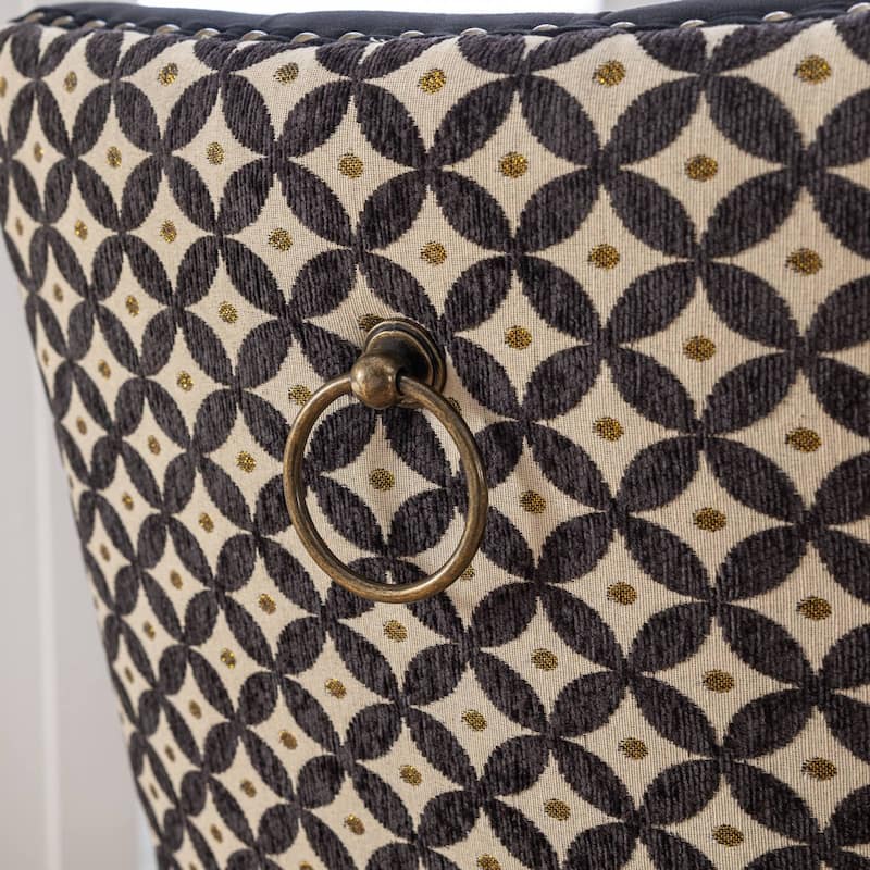Set of 2 Velvet Upholstered Dining Chairs with Wood Legs