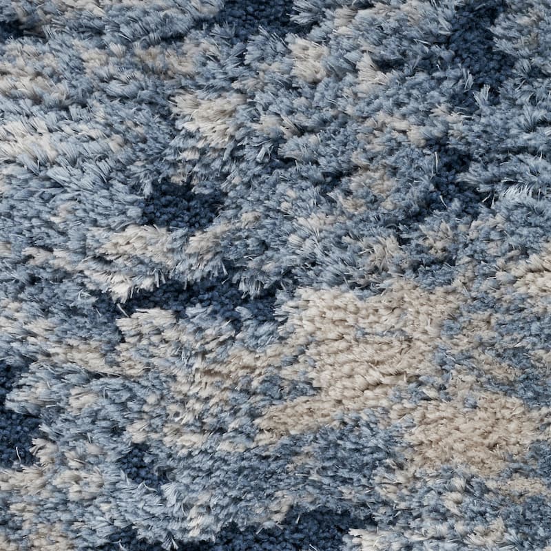 Nourison Luxurious Shag Abstract Wave Plush Shag Area Rug