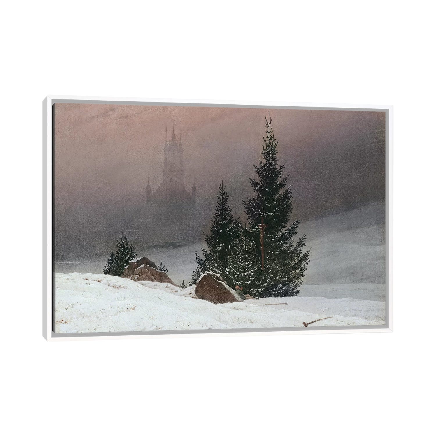 caspar david friedrich winter landscape with church 1811