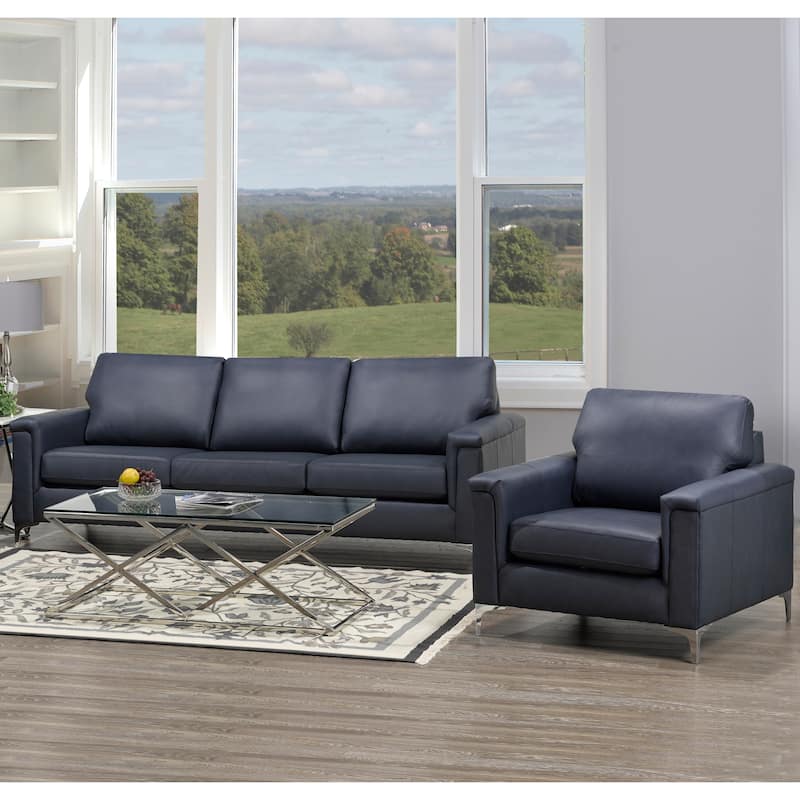 Lessa Modern Premium Top Grain Leather Chair