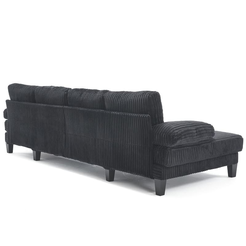 4-Seat U-Shaped Sectional Sofa with Double Chaise