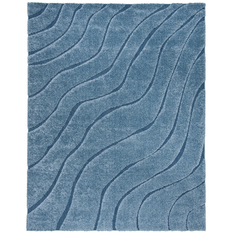 SAFAVIEH Florida Shag Hervor Soft Serene Waves 1.2-inch Thick Rug