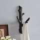 preview thumbnail 2 of 3, Danya B. Cast Iron Tree Branch Double Wall Mount Coat Hooks (Set of 2)
