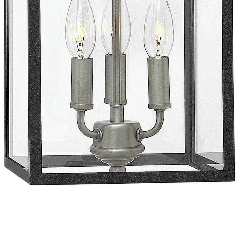 Hinkley Lighting Clarendon 3 Light 8" Wide Lantern Pendant with Clear