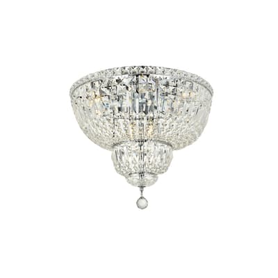 Noah 10-light 20-inch Flush-Mount Chandelier - 20 Inch