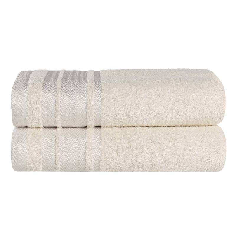 Superior Hays Cotton Absorbent Medium Weight Bath Towels, Set of 2