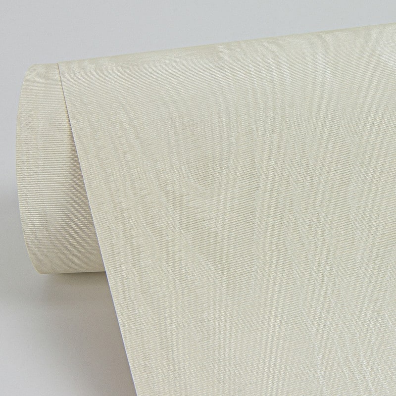 Sirpi Angelina Cream Moire Wallpaper - 20.9 x 396 x 0.025