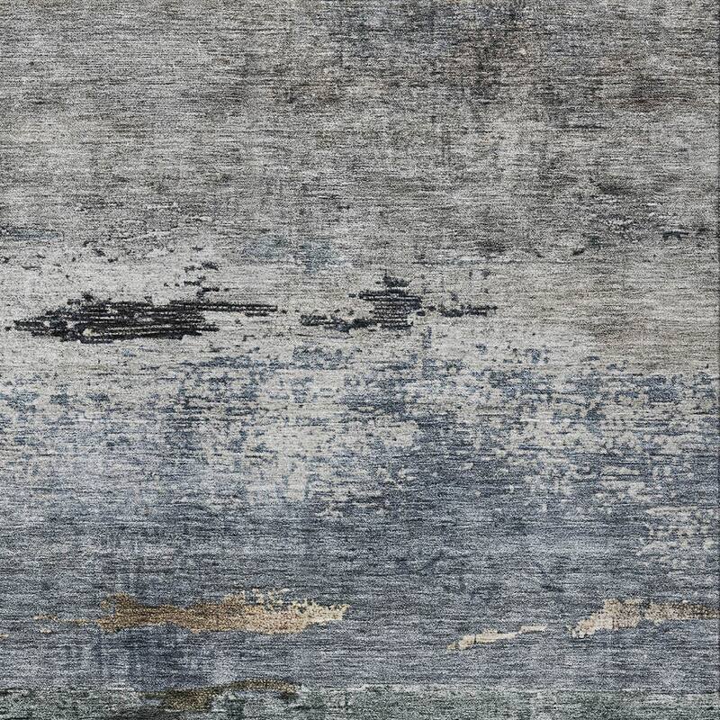 HomeRoots Abstract Transitional Rectangle Outdoor Rug