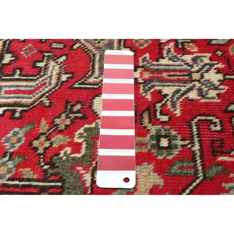 ECARPETGALLERY Hand-knotted Konya Anatolian Red Wool Rug - 5'0 x 12'6