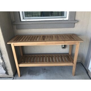 Havenside Home Leon Teak Console Table