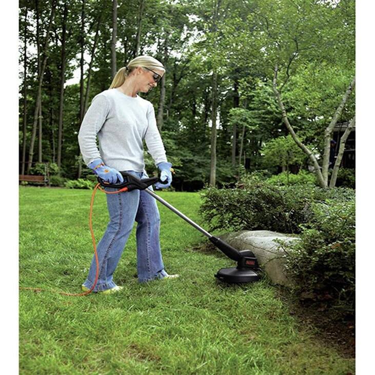 BLACK Electric Trimmer/Edger, Corded, 3.5 amp, 12-Inch