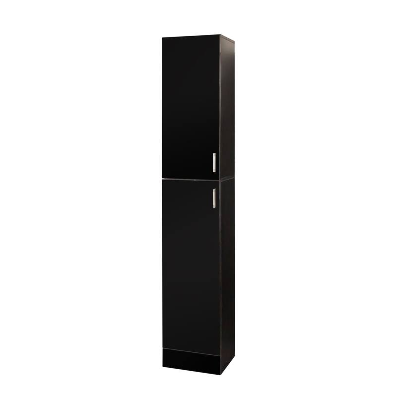 Roomfitters Tall Freestanding Storage Cabinet with 2 Doors, Slim Pantry Cabinet for Kitchen, Bathroom, or Living Room