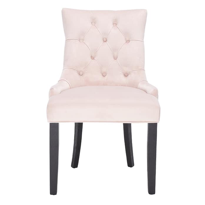 SAFAVIEH Chelsey Grey Ring Dining Chair (Set of 2) - 22" x 25.6" x 36.4" - 22"W x 25"D x 36"H