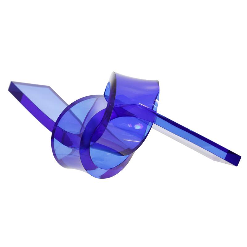 Harp & Finial Aucoin Acrylic Knot - Blue