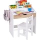 preview thumbnail 1 of 6, Lil' Jumbl Wooden Kids Desk and Chair Set, Toddler Study Desk with Storage Drawer