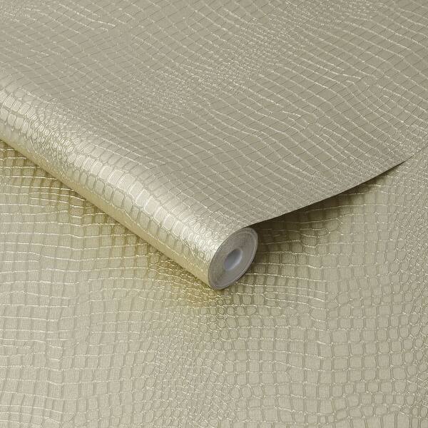 Shop Gold Croc Wallpaper Overstock 31618858