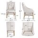 preview thumbnail 19 of 25, James Upholstered Fabric Dining Chair by Christopher Knight Home