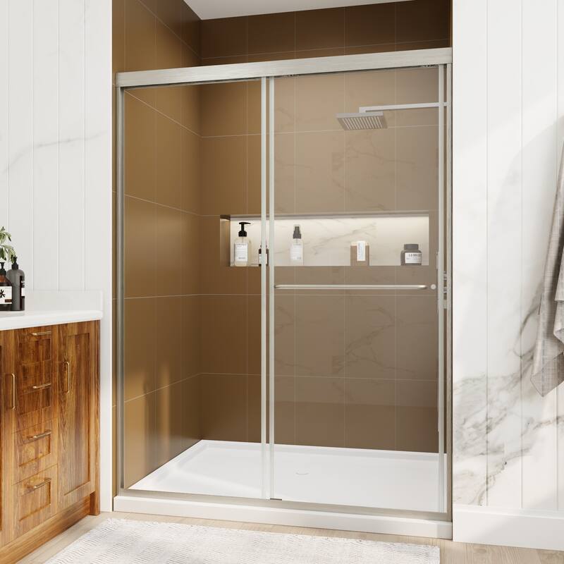 Modland 50-54''x 70'' Glass Shower Door - 50''-54''x 70''