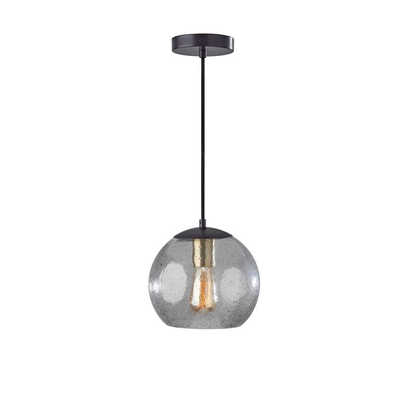 Edie Smoked Glass Pendant Light