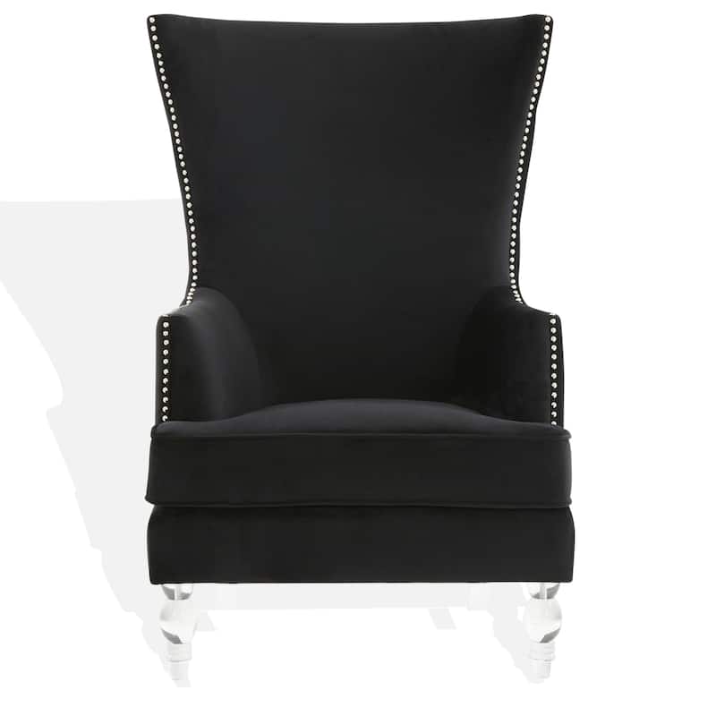 SAFAVIEH Couture Geode Modern Wingback Chair - 29.1" W x 32.3" D x 44.9" H