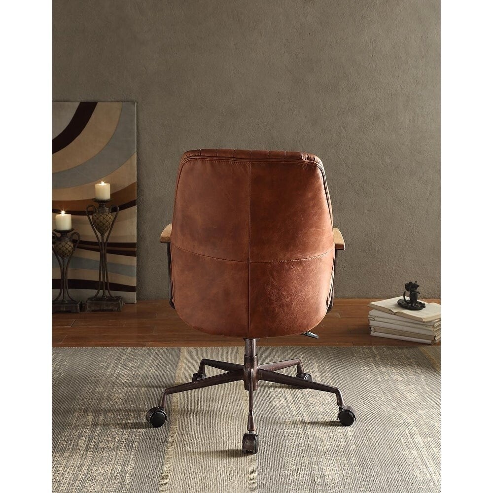 Top grain leather store executive office chair