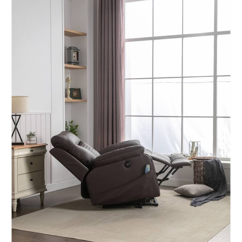 Ebello Comfy Power Lift Recliner with Massage And Heated for Elderly