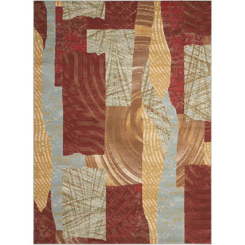 Nourison Modesto Abstract Modern Area Rug