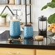 preview thumbnail 19 of 40, Matte Dimple Texture Ceramic Canister (Set of 2) - 3.25 Cup/5.75 Cup