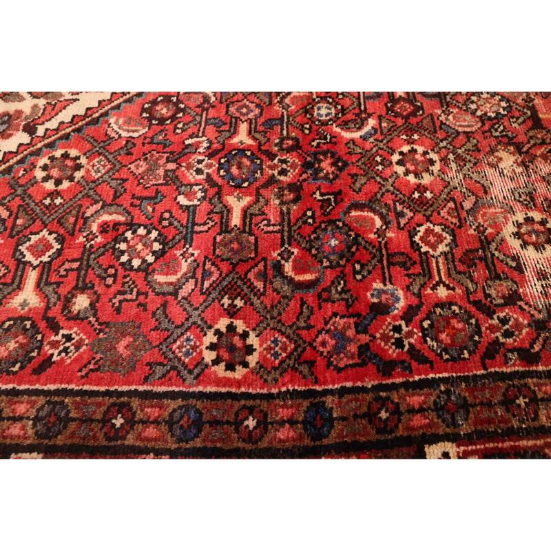 ECARPETGALLERY Hand-knotted Andelz Red Wool Rug - 5'4 x 11'4