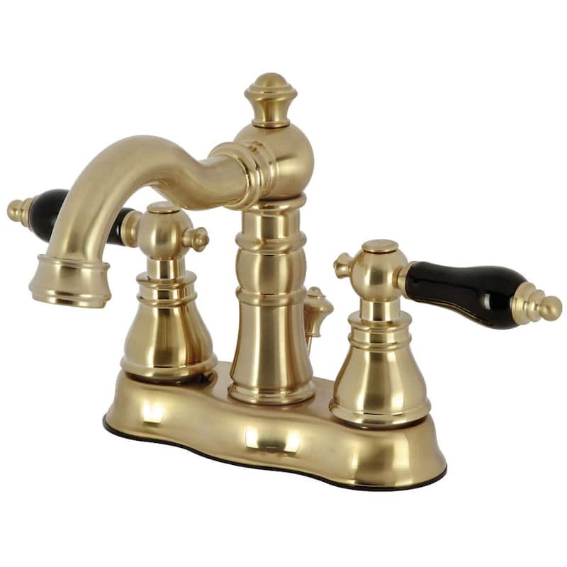 Kingston Brass Duchess 1.2 GPM Centerset Bathroom Faucet with Pop-Up - Brushed Brass