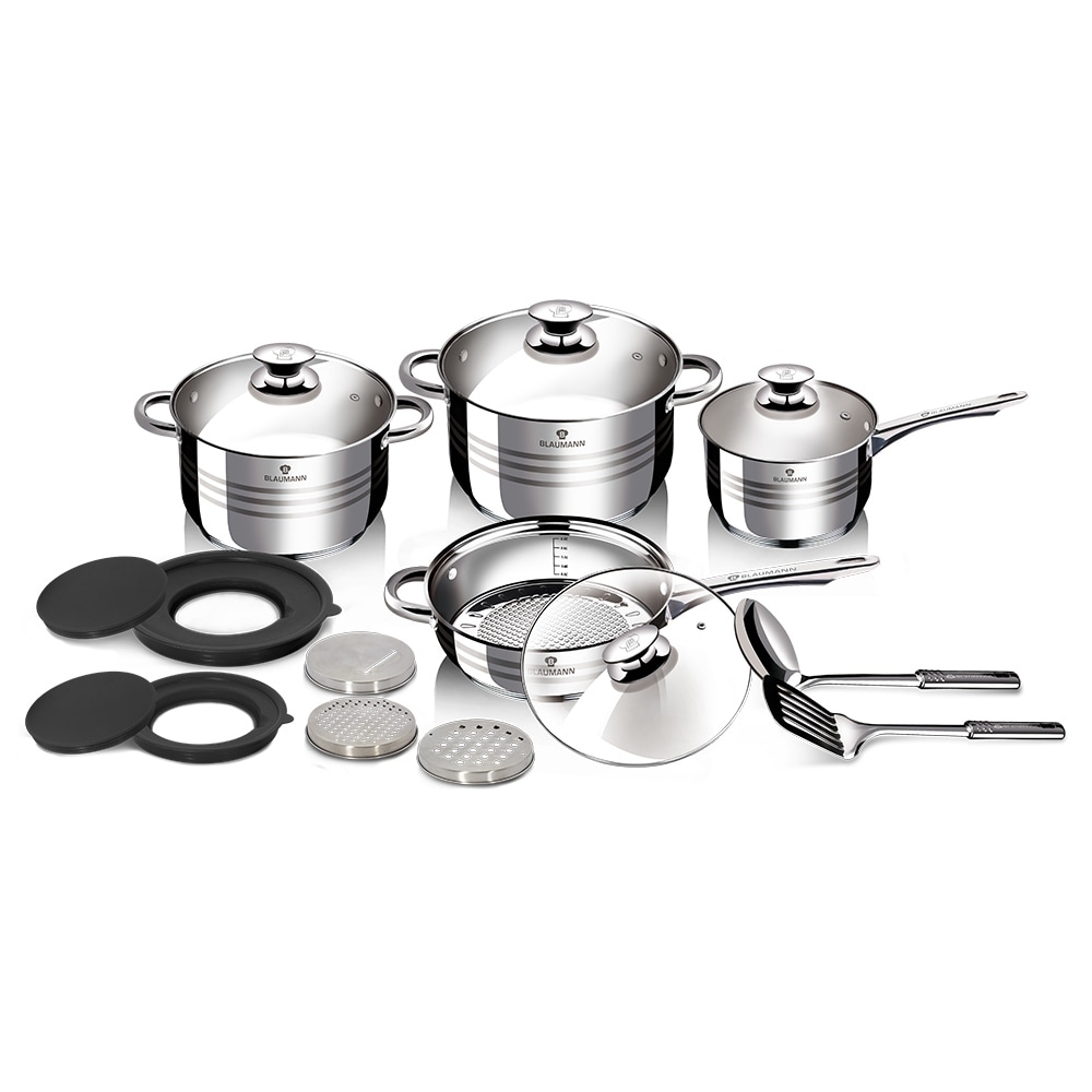 Karaca Diamond Steel Plus 7 Piece Cookware Set –