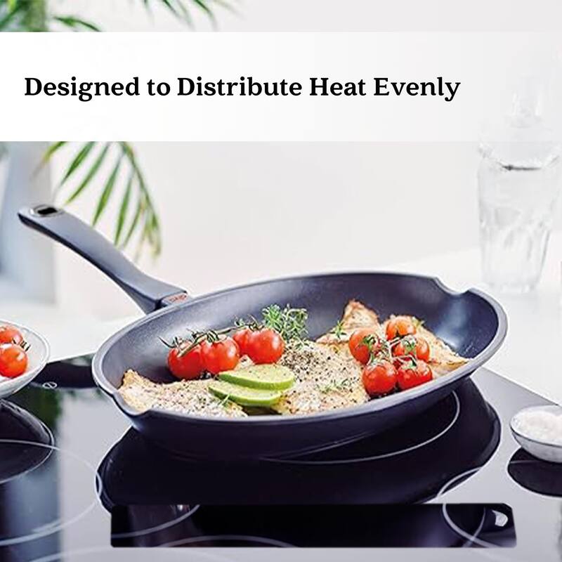 Alva Energy Ceramic Nonstick Fish Pan 13.4" Oval Frying Pan for Cooking Fish