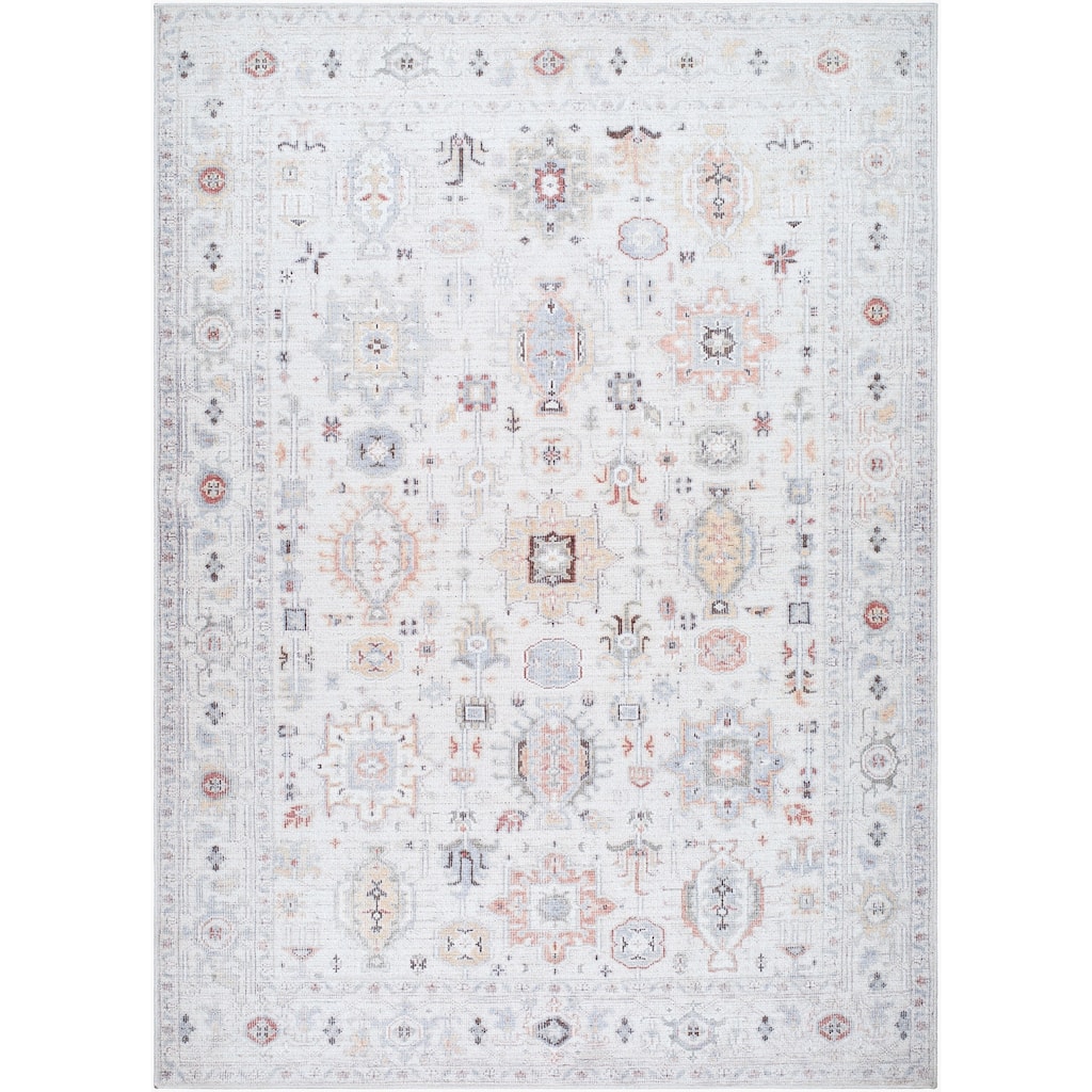 Livabliss Traditional Marlon Border Area Rug