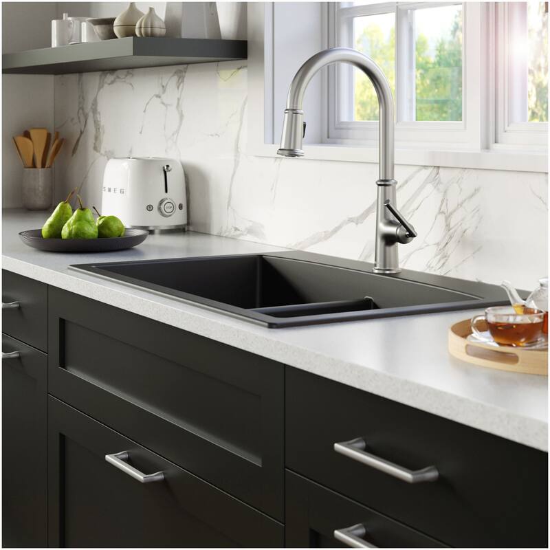 Karran USA KKF330 Elwood 1.8 GPM Single Hole Pull Down Kitchen Faucet