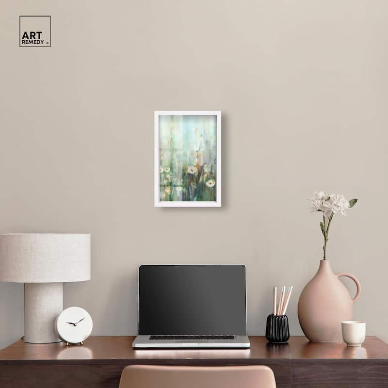 Harmony Green II Shadowbox by Art Remedy