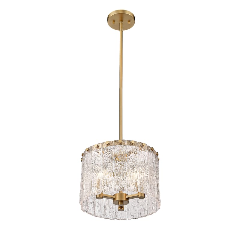 Glacier 3 Light Pendant - Modern Gold