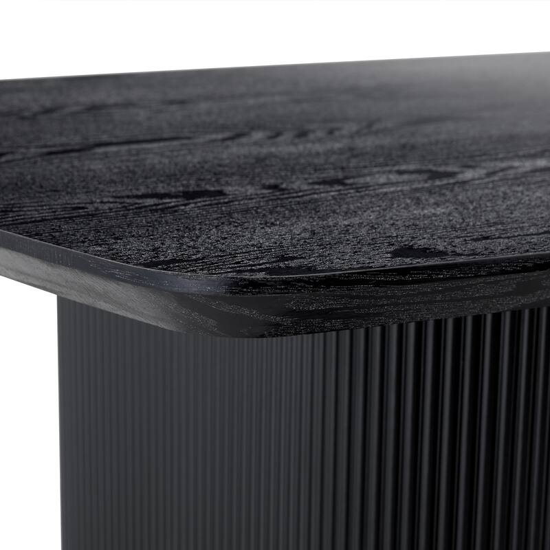 5/9-Piece Dining Table Set, 67" Wood Table with 6 Chairs, Fabric Brown Cushioned Seats, Kitchen Table and Chairs Set