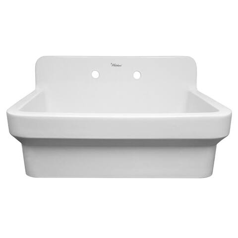 Whitehaus Old Fashioned Country 30" Single Basin Kitchen Sink for