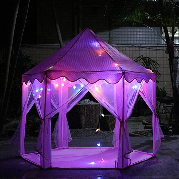 Kids tent online lights