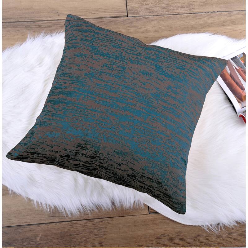Peralta Jacquard Chenille Window Valance and Pillow Shell Set