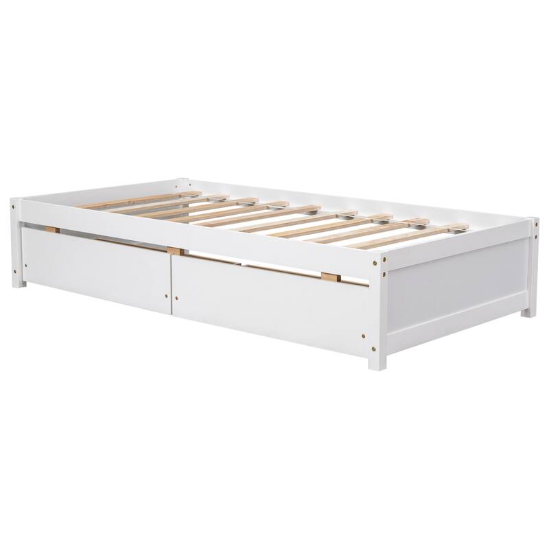 Twin Bed with 2 Drawers