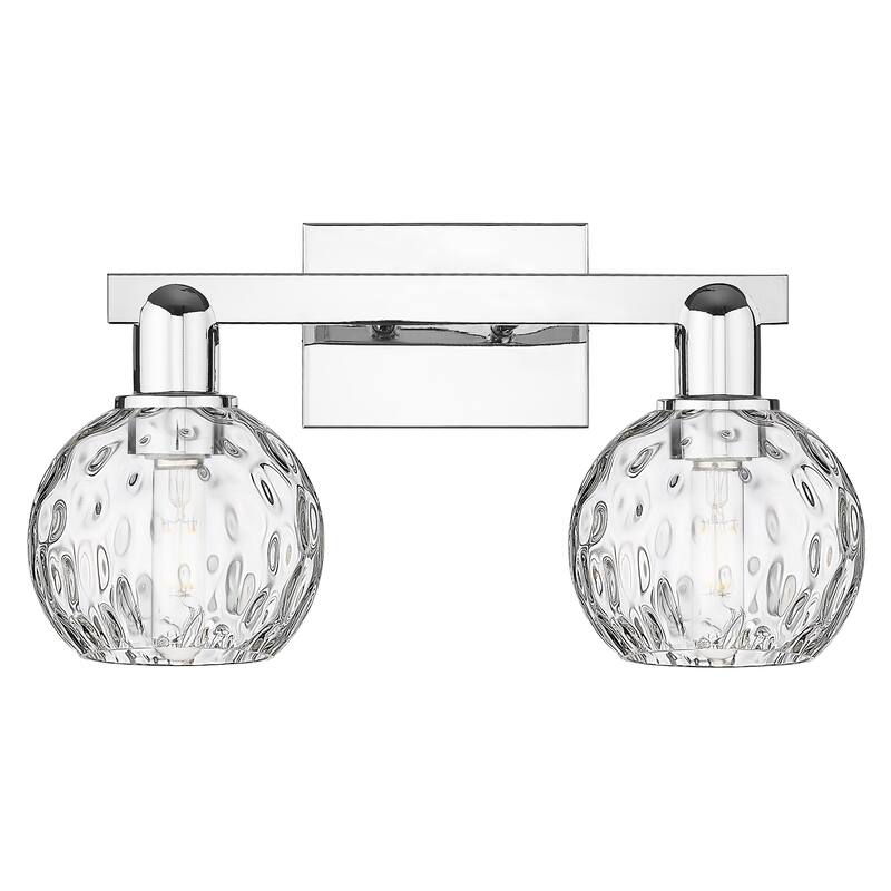Innovations Lighting Endless Possibilities Arcadia - Athens Water Glass - 2 Light 17" Bath Vanity Light - Polished Chrome