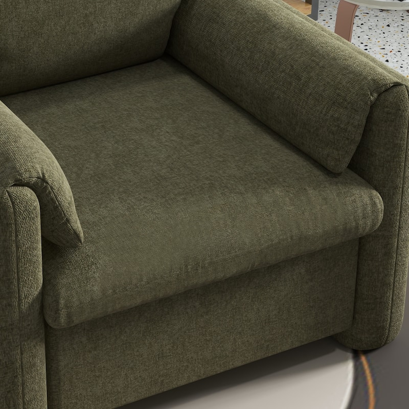 Upholstered Accent Chair Armchair Single Sofa