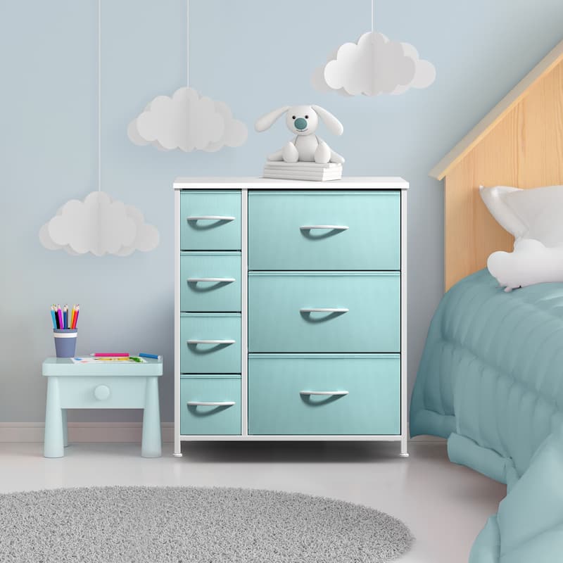 Dresser w/ 7 Drawers, Furniture Storage & Chest Tower for Bedroom