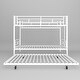 preview thumbnail 43 of 71, Twin over Twin Elegance Clean-Lined Bunk Bed, Heavy Duty Metal Structure Bunk Bed Frame Steel Slat Support(No Box Spring Needed)