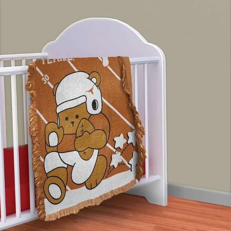 NCAA Full Back Jacquard Baby Throw Blanket