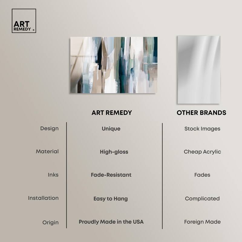 Color Columns Acrylic by Art Remedy, Ready to Hang