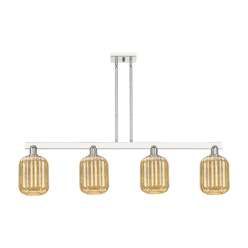 Innovations Lighting Urban Downtown - Preston - 4 Light 48" Jar Shade Stem Hung Island Light