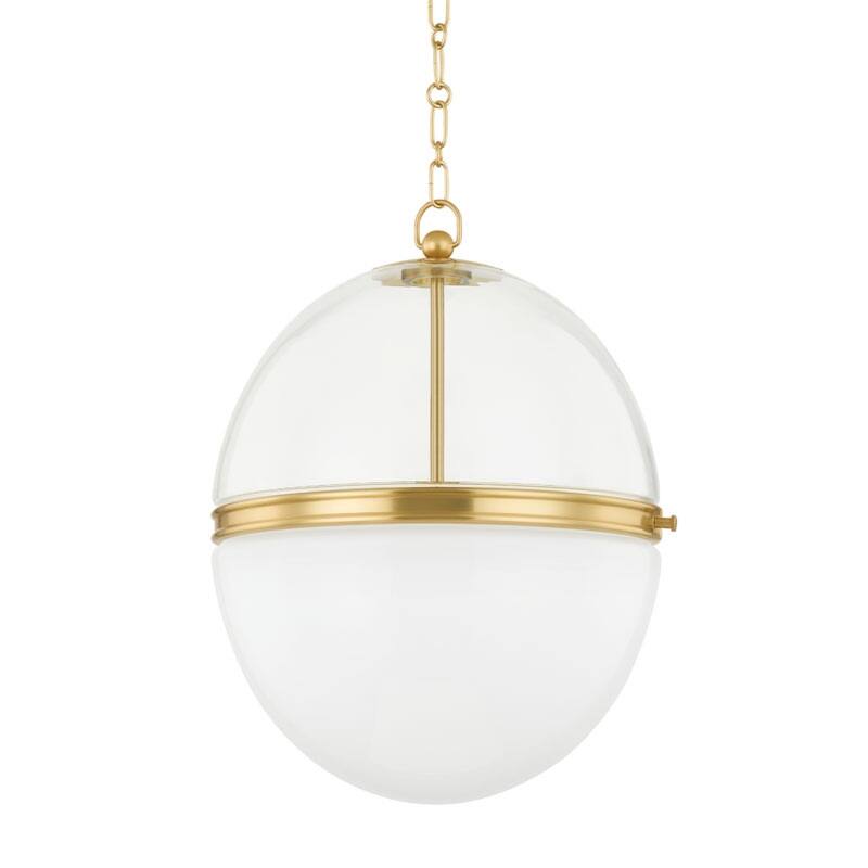 Hudson Valley Lighting 3821 Donnell 18" Wide Globe Pendant - Aged Brass